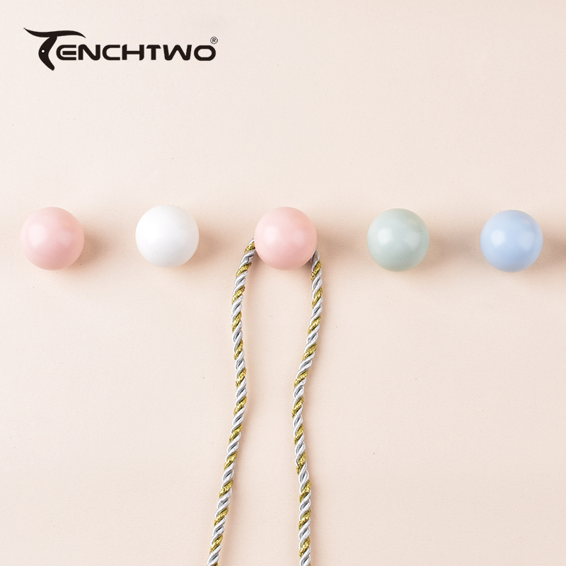 Furniture Hardware Manufacturer - Gancio rotondo in ceramica gancio appendiabiti