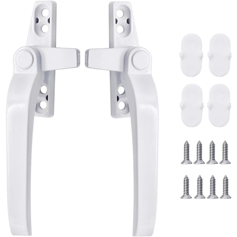 Zinc Furniture Hardware - Maniglia per Serratura Finestra in Vetro,