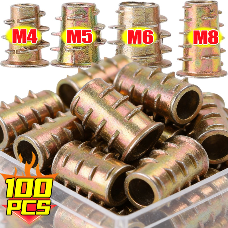 Furniture Hardware Threaded Inserts - Inserti filettati M4 M5 M6 M8