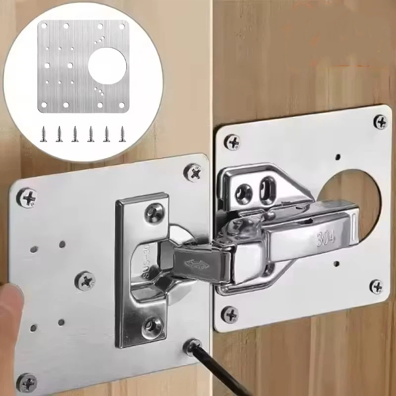 Furniture Hardware Repair - Piastra di Riparazione per Cerniere di