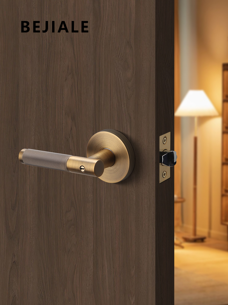 Zinc Furniture Hardware - Serratura per porta interna con chiave