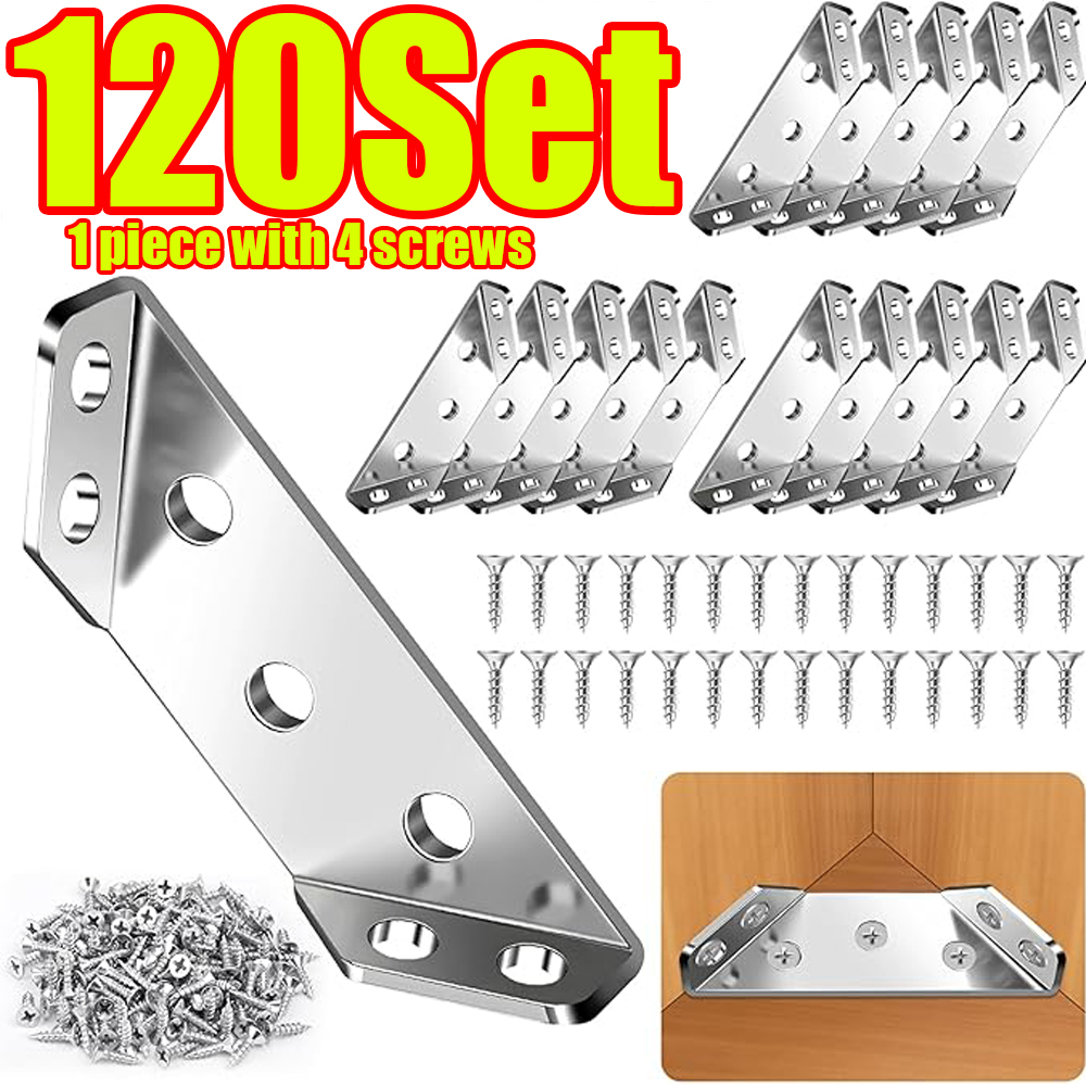 Furniture Hardware Fixing Screws - Set da 1-120 Pezzi di Connettori