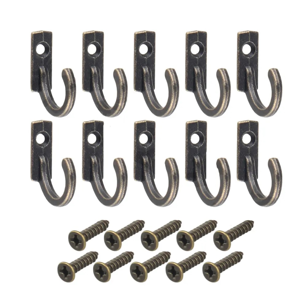 Furniture Hardware Manufacturers - Set di 10 Ganci Vintage da