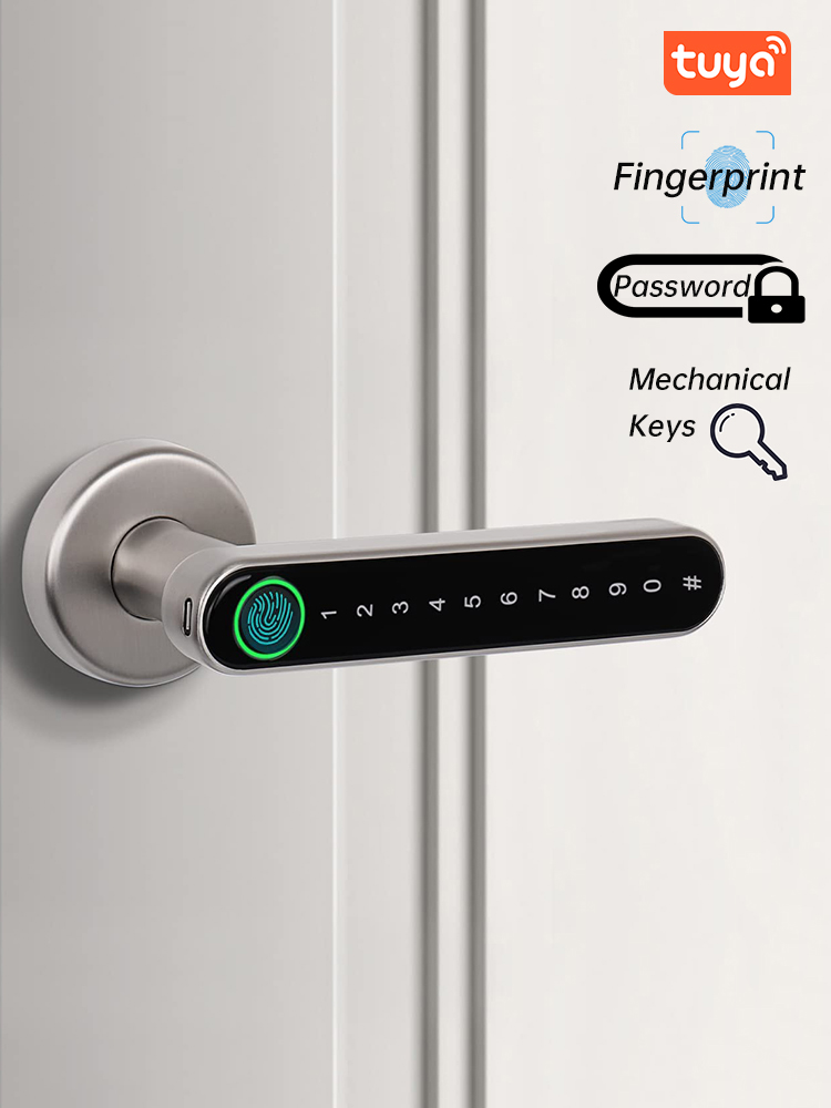 Zinc Furniture Hardware - KAK Smart Fingerprint Door Lock Serratura