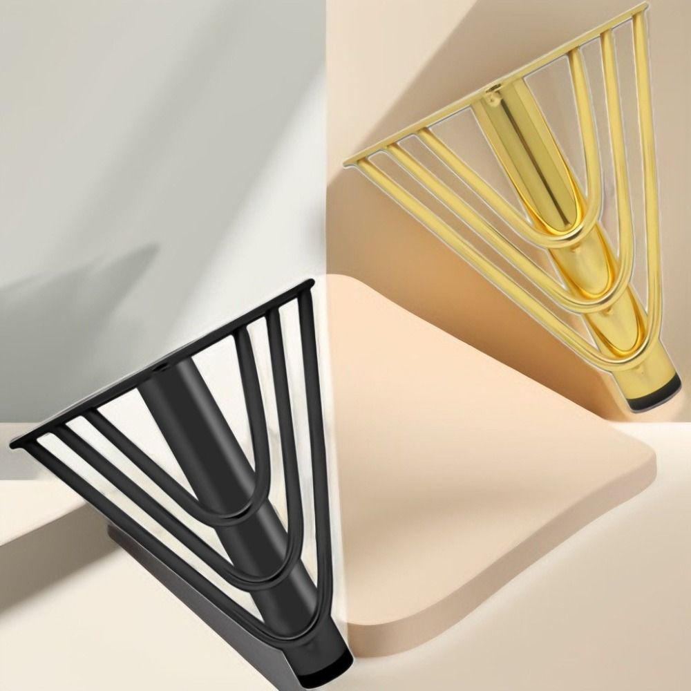 Furniture Hardware Material - Gambe per Mobili Dorate, Design Rinforzato