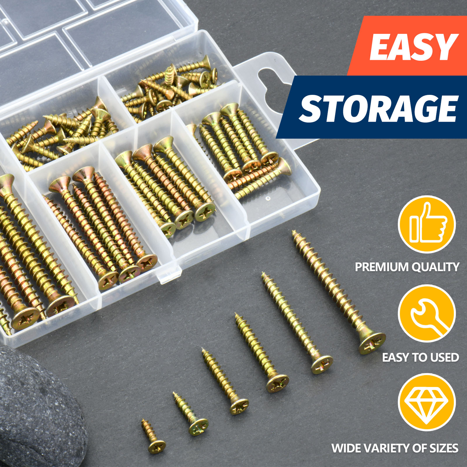 Furniture Hardware Fixing Screws - Kit viti per legno ad alta