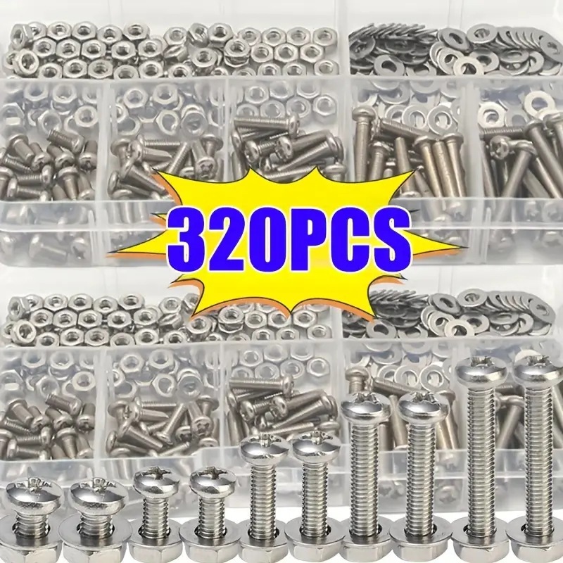 Set di dadi e bulloni esagonal - Furniture Hardware Repair recensione e prezzo