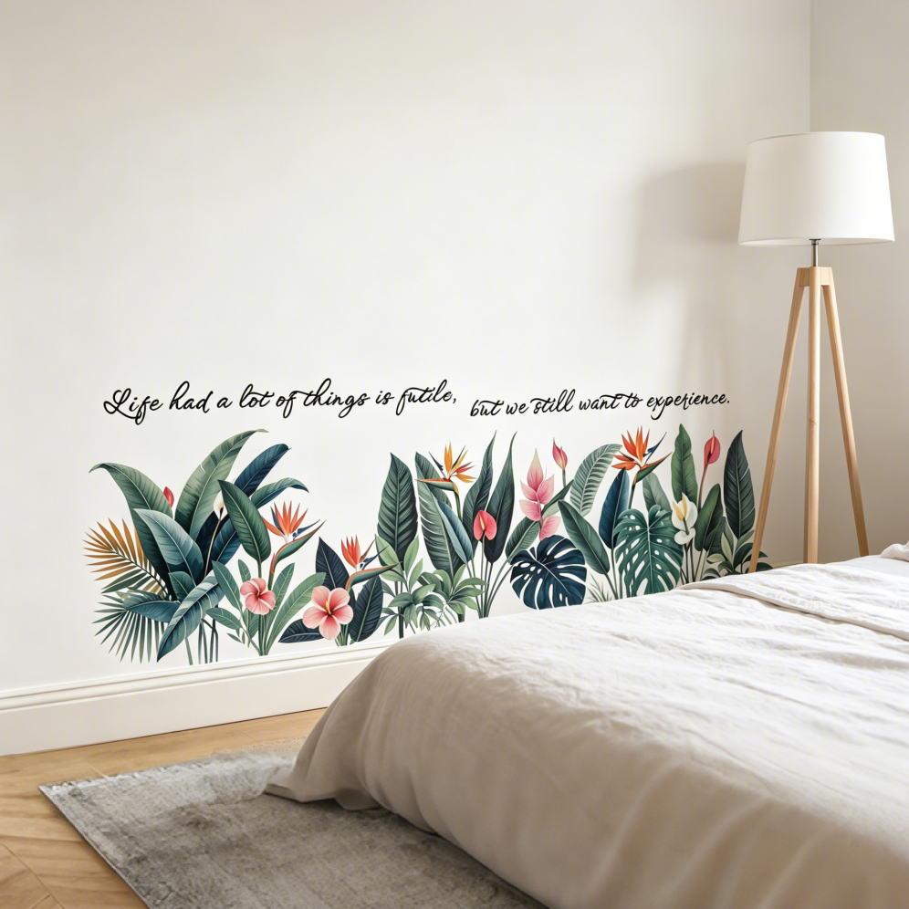 Adesivi Murali con Foglie Trop - Furniture Paradise & Hardware Ghaziabad recensione e prezzo