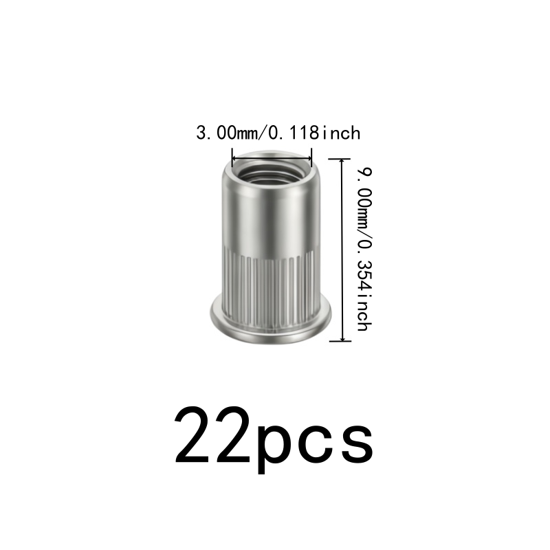 22 pezzi di dadi filettati M3  - Furniture Hardware Threaded Inserts recensione e prezzo