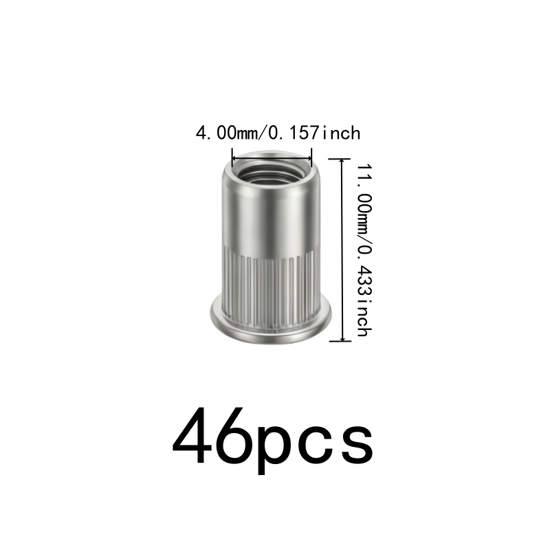 46 pezzi di inserti filettati  - Furniture Hardware Threaded Inserts recensione e prezzo
