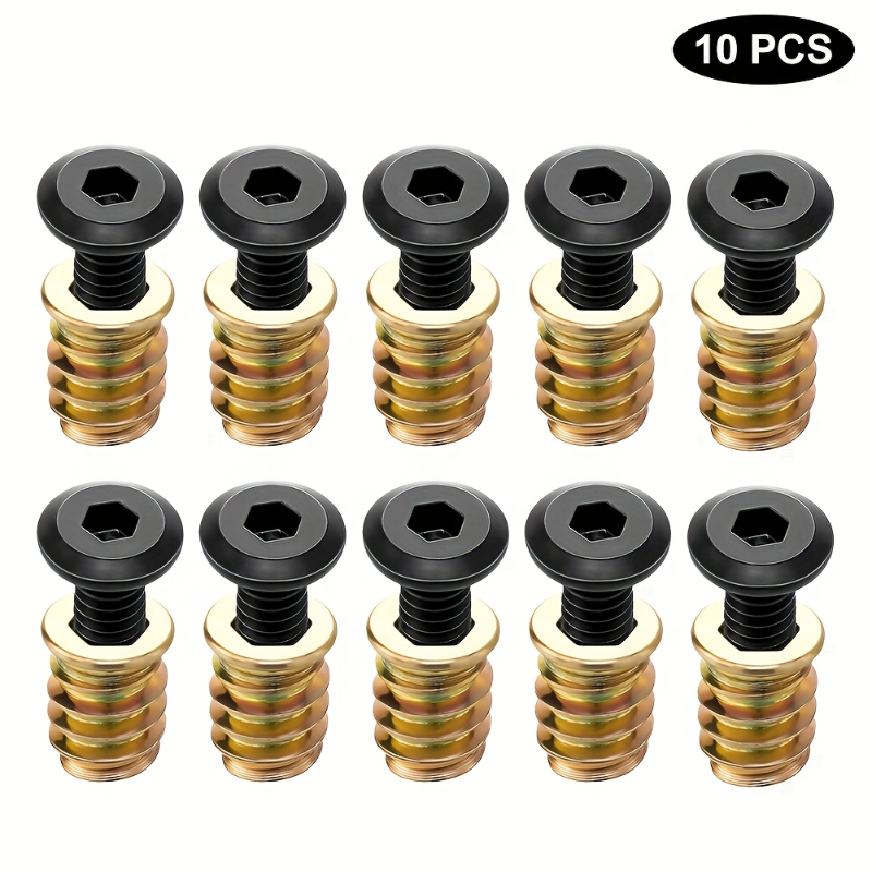 Kit di 10 Inserti Filettati co - Furniture Hardware Threaded Inserts recensione e prezzo