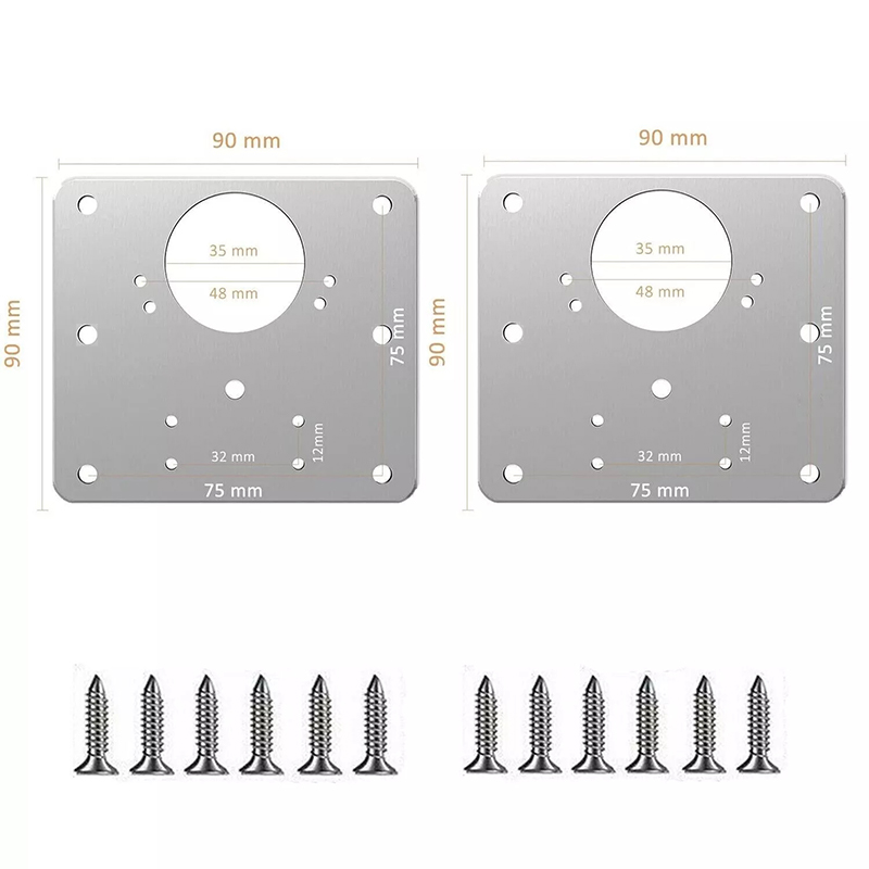 2/10 pezzi set piastra di ripa - Furniture Hardware Fixing Screws recensione e prezzo