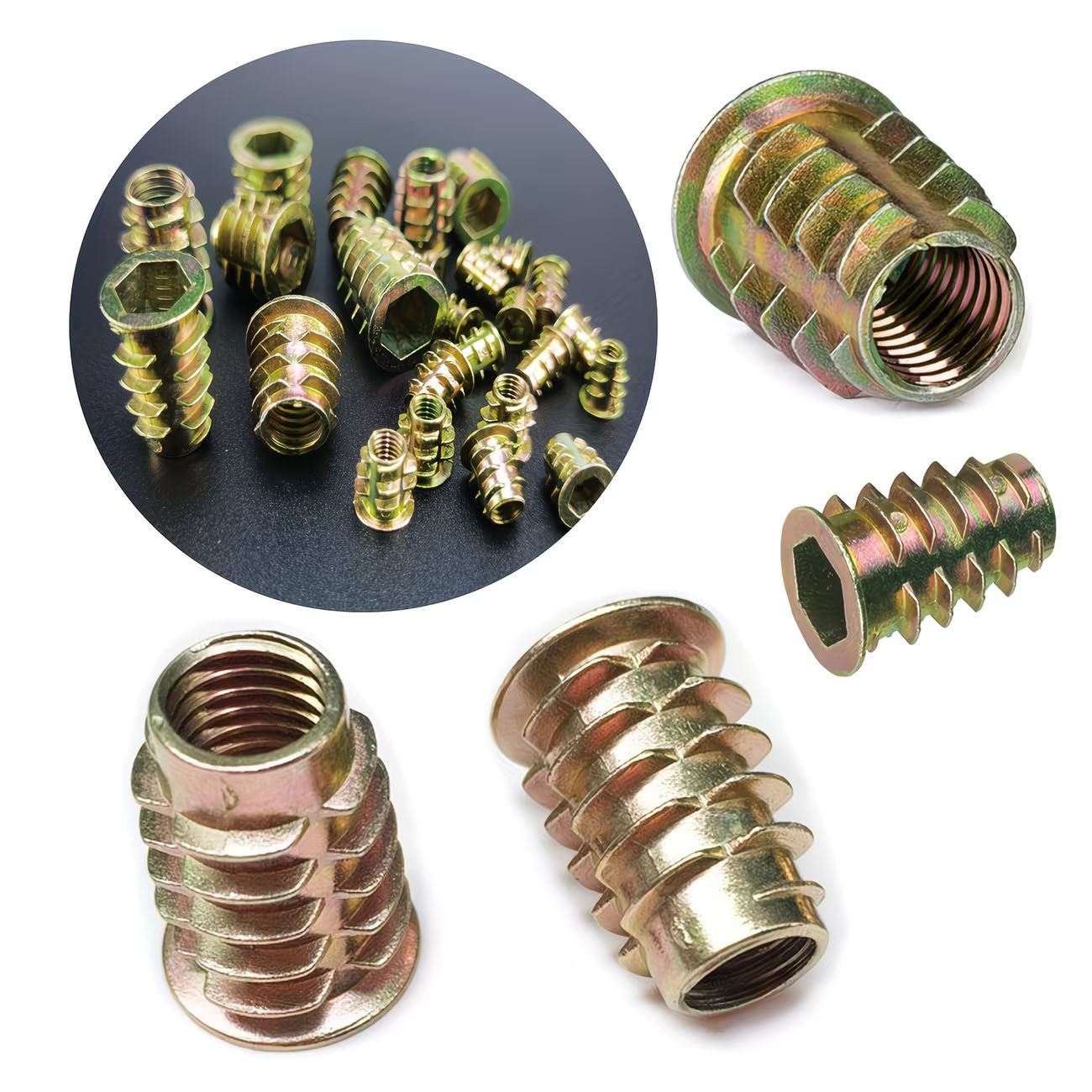 Kit di 70 Inserti Filettati E- - Furniture Hardware Threaded Inserts recensione e prezzo