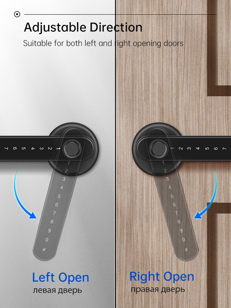 KAK Smart Fingerprint Door Loc - Zinc Furniture Hardware recensione e prezzo