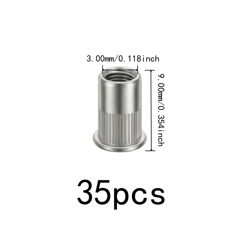 35 pezzi di inserti filettati  - Furniture Hardware Threaded Inserts recensione e prezzo
