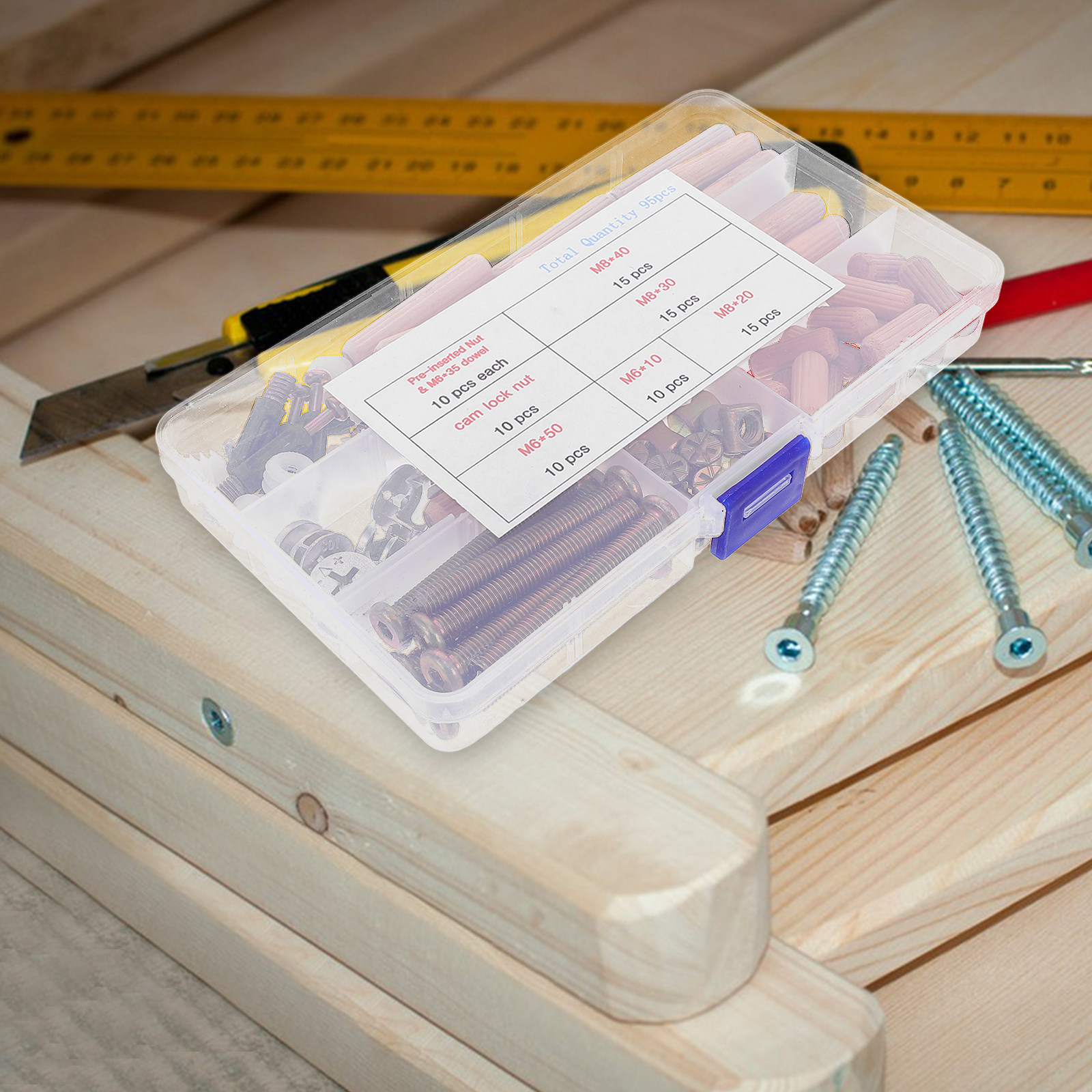 Set di 95 Pezzi di Connettori  - Furniture And Hardware recensione e prezzo